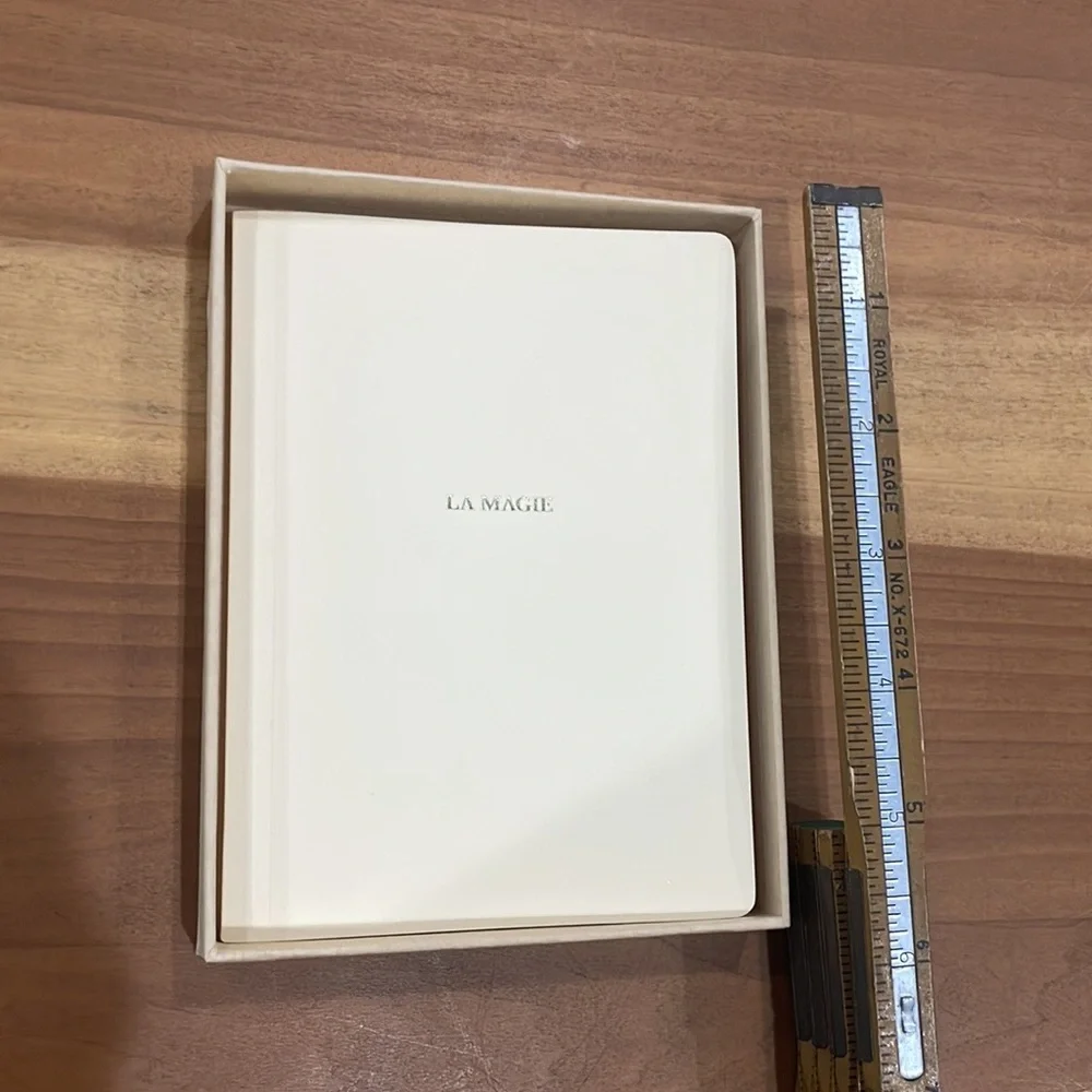 Sézane Cream Gold Pocket “La Magie” Notebook New in Box